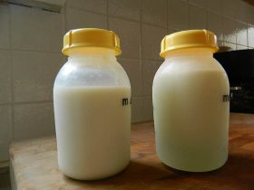 breastmilk bottled