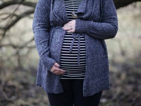 pregnant woman sweater
