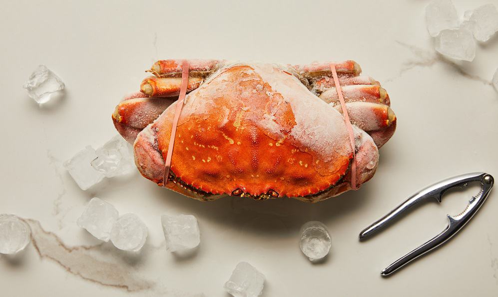 raw frozen crab