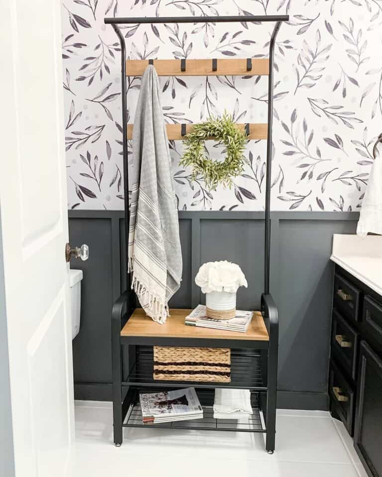 Dark Gray Board and Batten Bathroom Wall Ideas