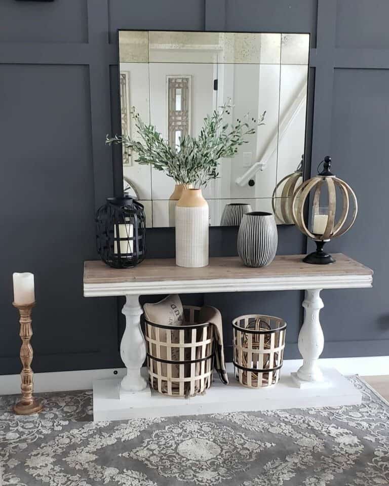 Bold Sherwin Williams Peppercorn Entryway Paint Ideas