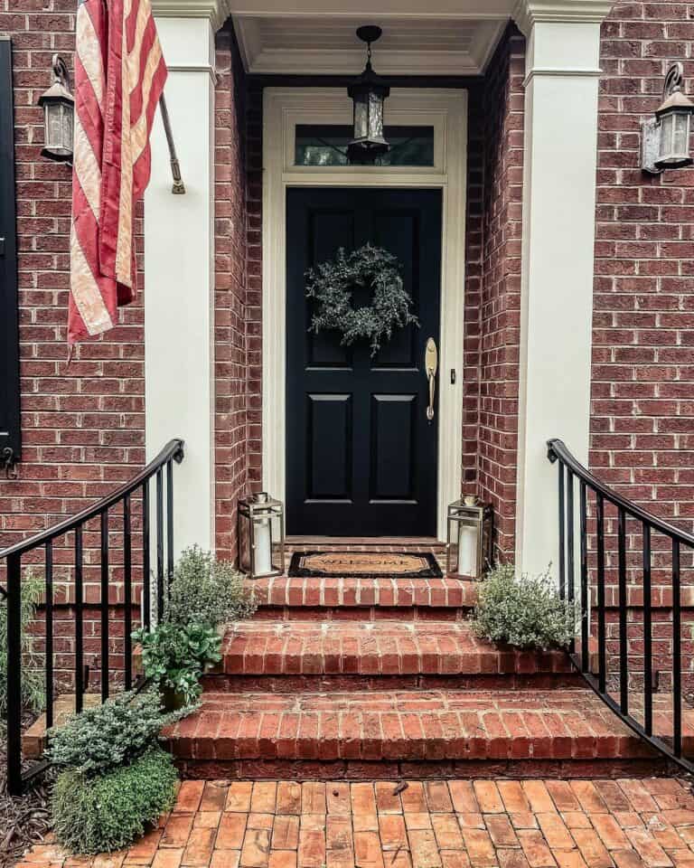 White Exterior Front Door Trim Molding