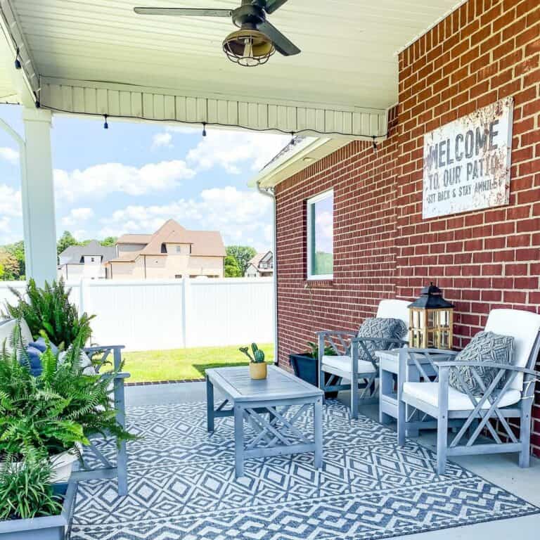 Patio With Gray