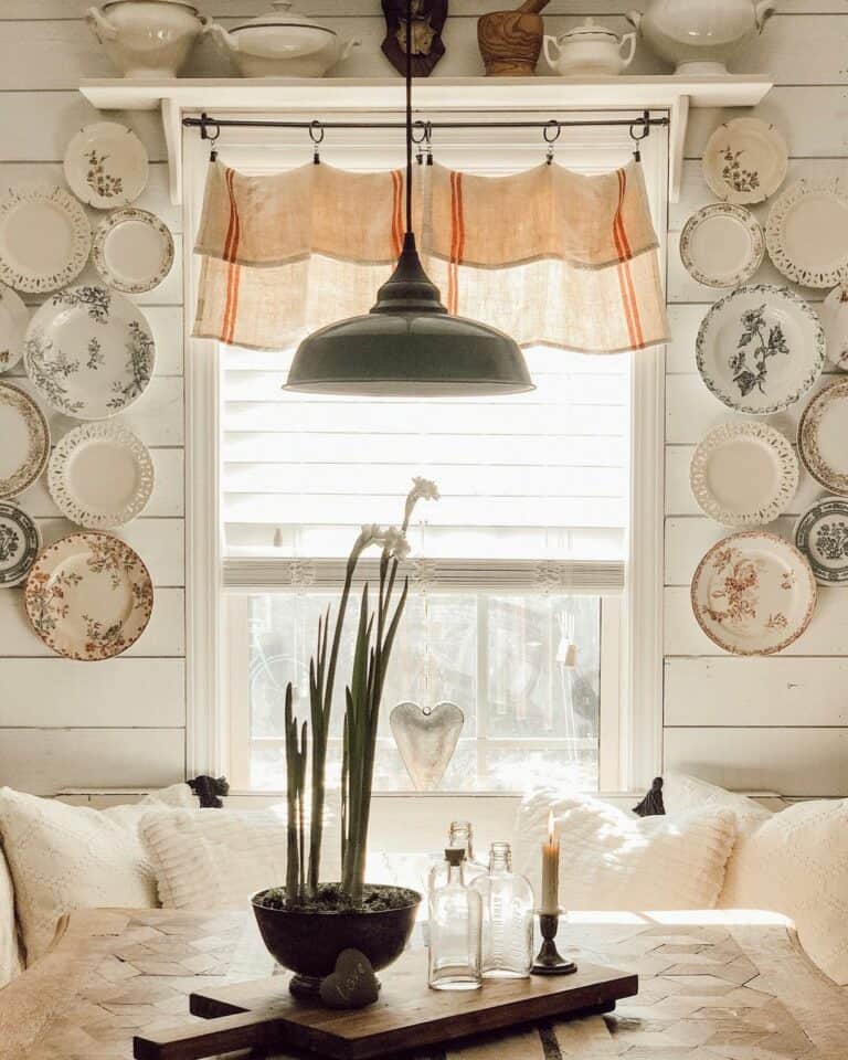 Vintage Kitchen Window Valance Ideas