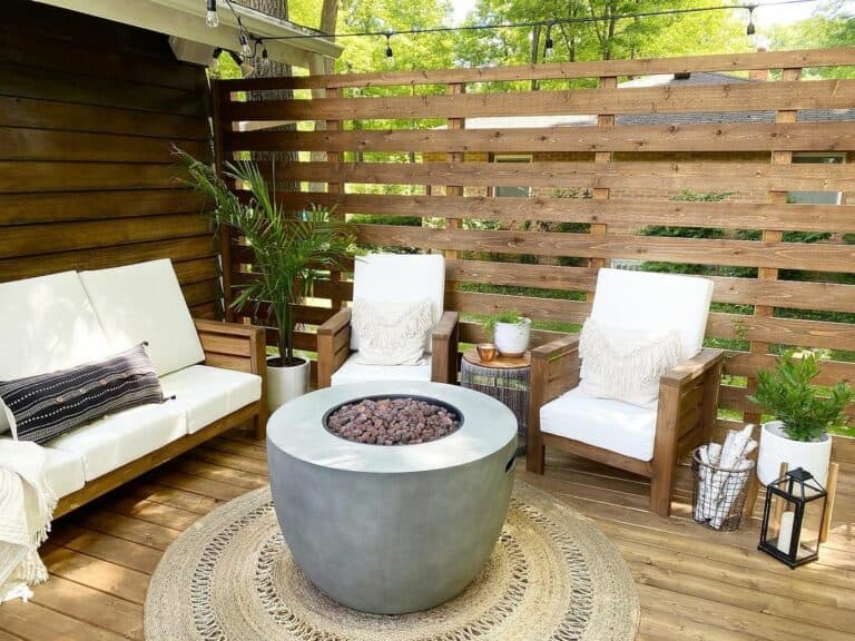 Boho Patio With Modern Décor