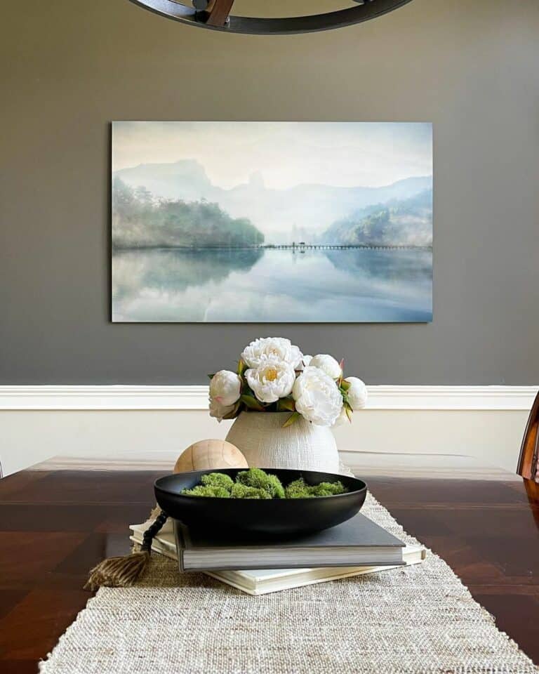 Light Blue Dining Room Art