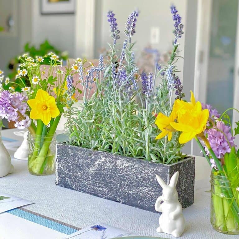Mason Jar Centerpiece for Spring