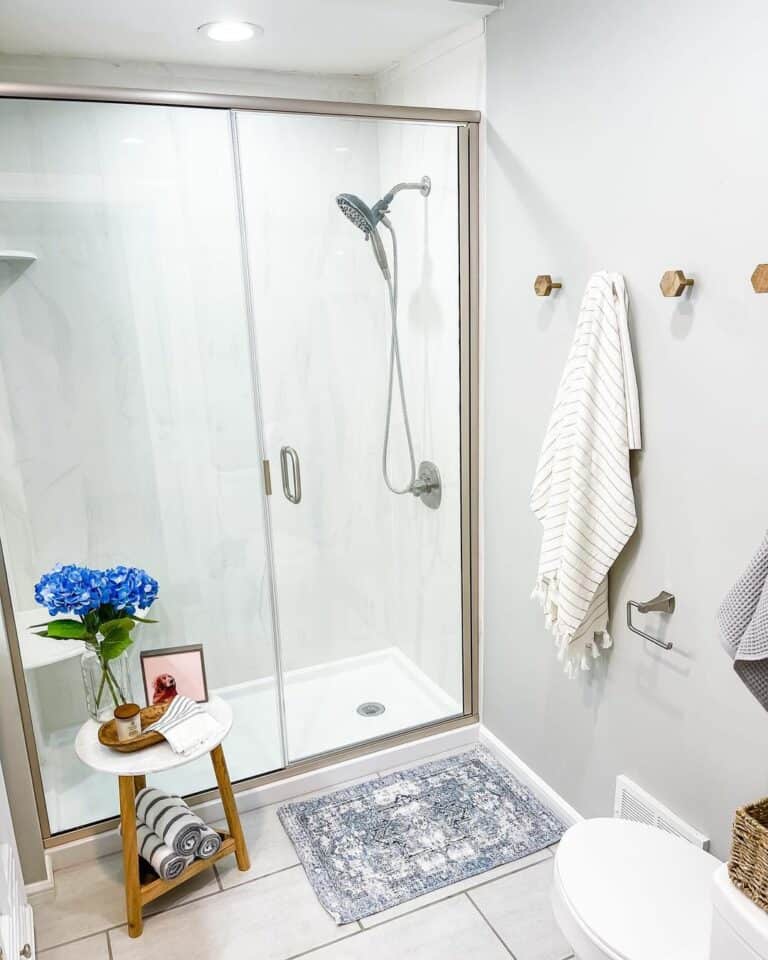 Walk-in Shower With Glass Doors