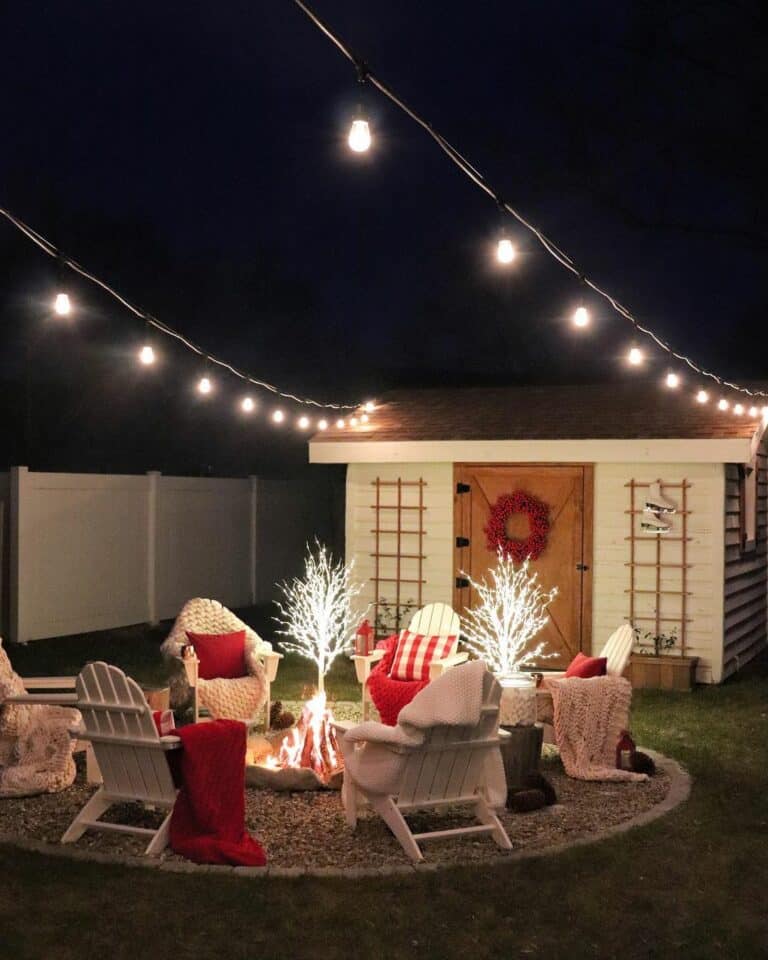 Patio Outdoor String Light Ideas