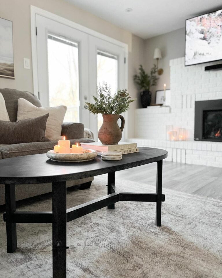 Subtle Grey Accents Throughout a Room