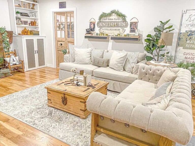 Wooden Chest Coffee Table