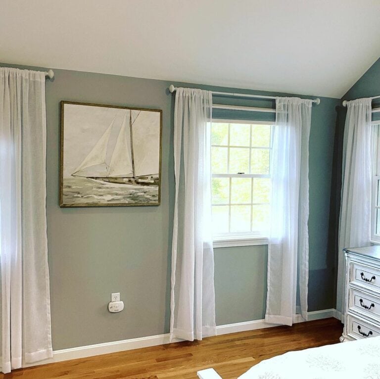 Sheer White Drapes For Coastal Decor