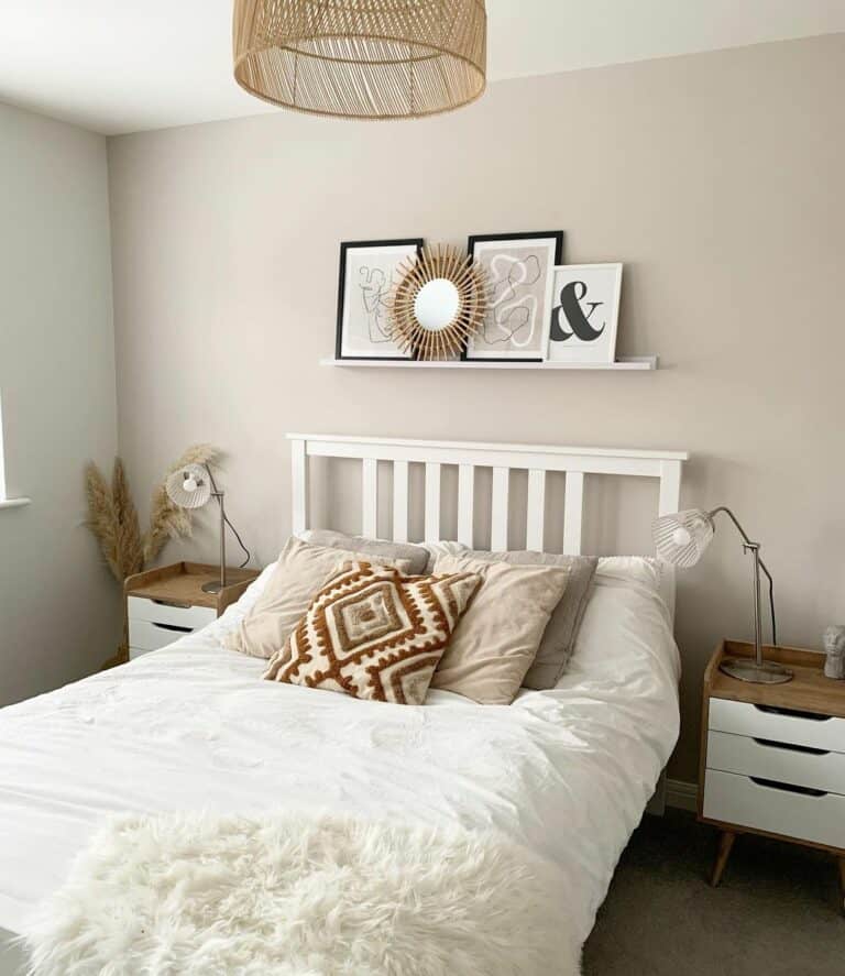 Modern Bedroom With Boho Décor