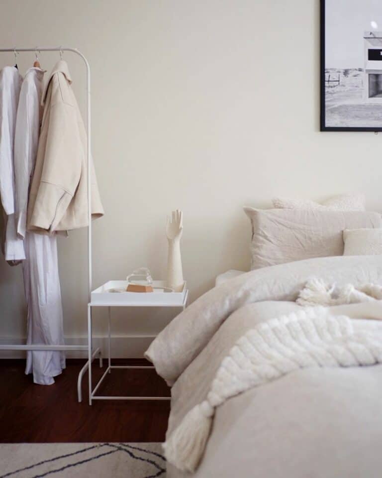 Minimalistic Bedroom With Neutral Beige Décor