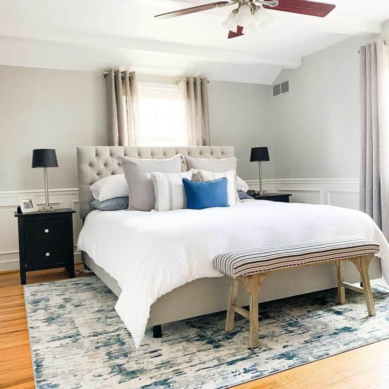 Wainscoting Paired With Light Gray Walls
