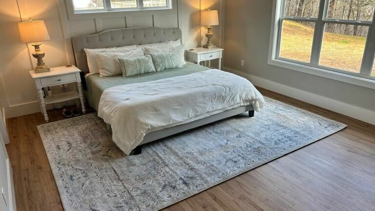 Vintage Rug Defines One Area