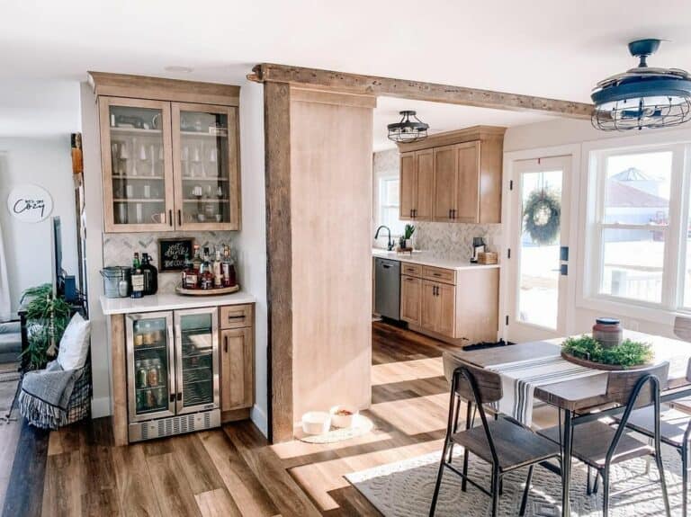 Kitchen Bar Area Beverage Nook