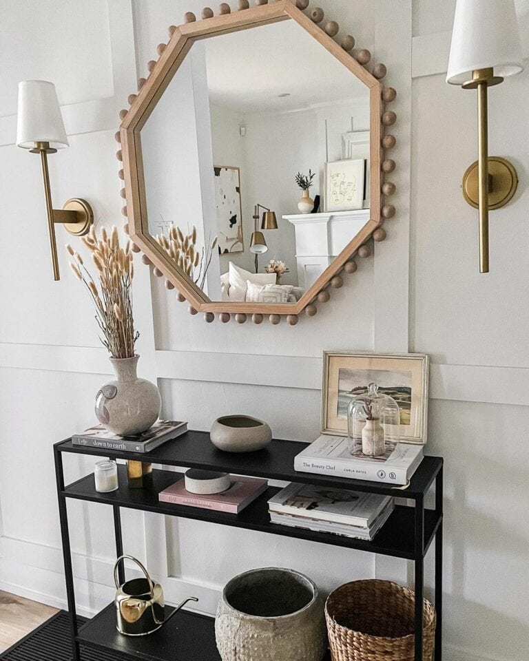 Prominent Entry With Decorative Mirror