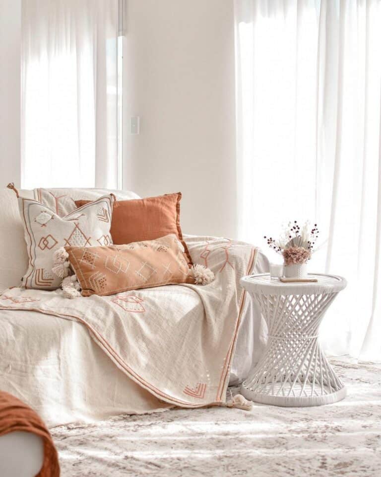 Draped Material Creates a Free-flowing Look