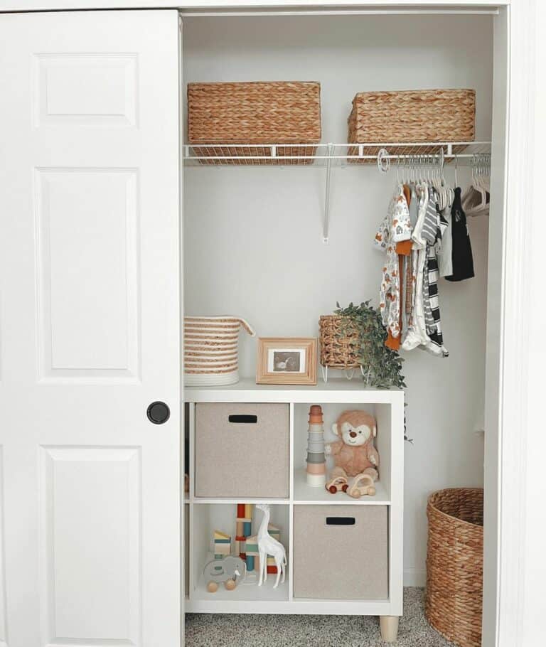 Nursery Closet Shelving Ideas