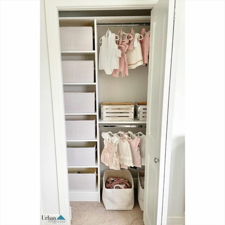 Nursey Closet Shelving Ideas