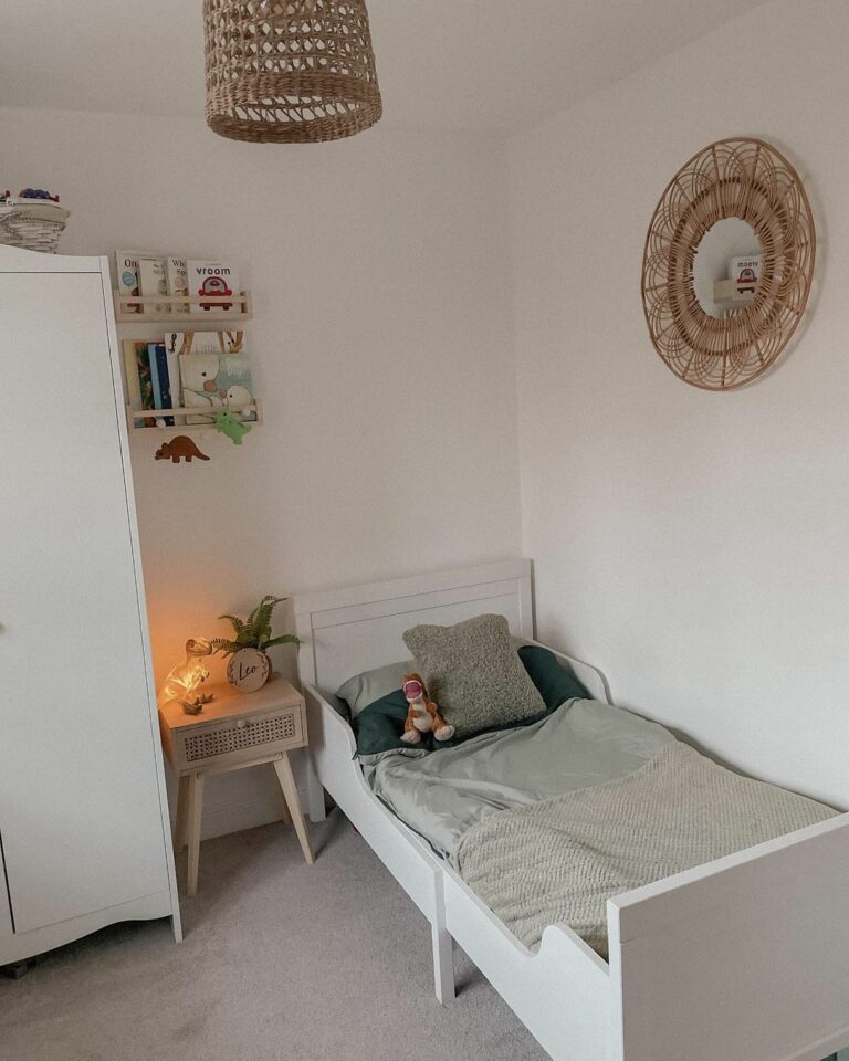 Subtle Lighting Enhances a Bedroom Corner