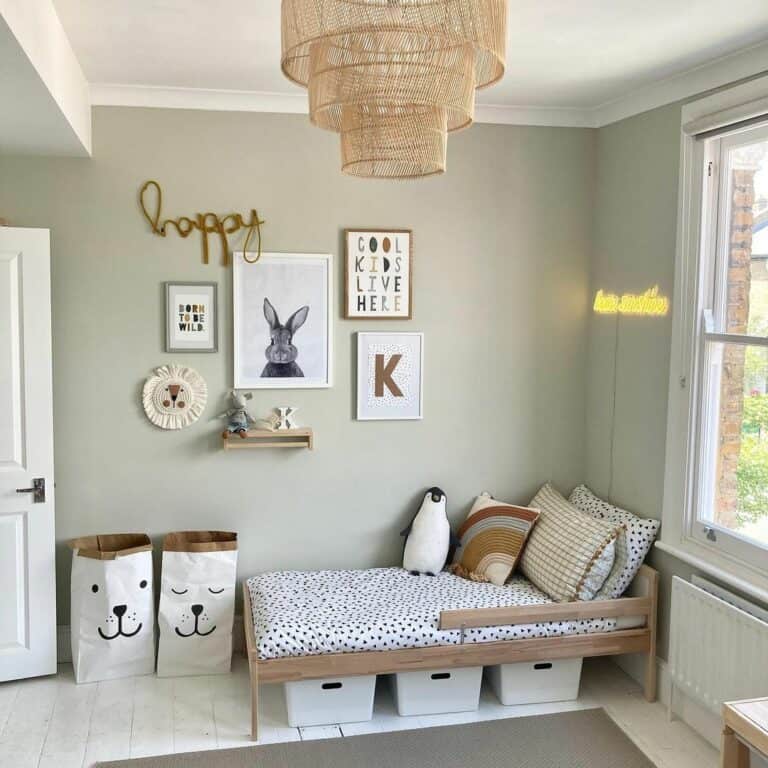 Joyful Décor on a Unique Gallery Wall