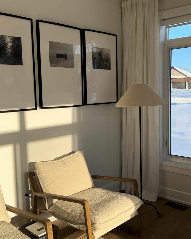 Bold Frames Stand Out Among Neutrals