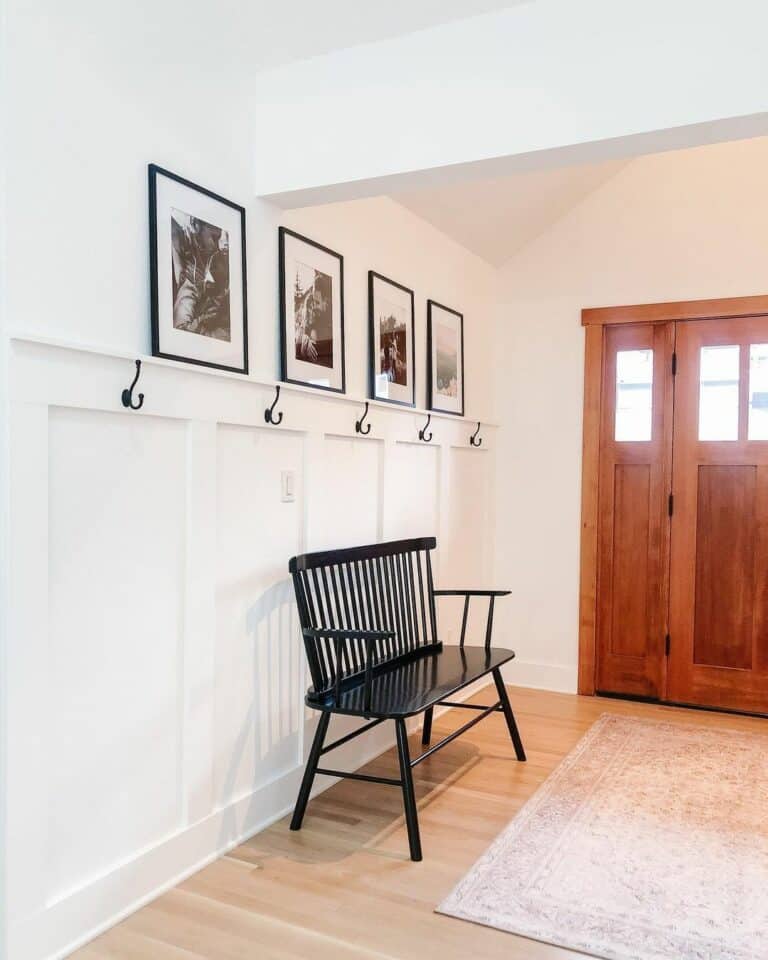 Family Photos To Decorate an Entryway