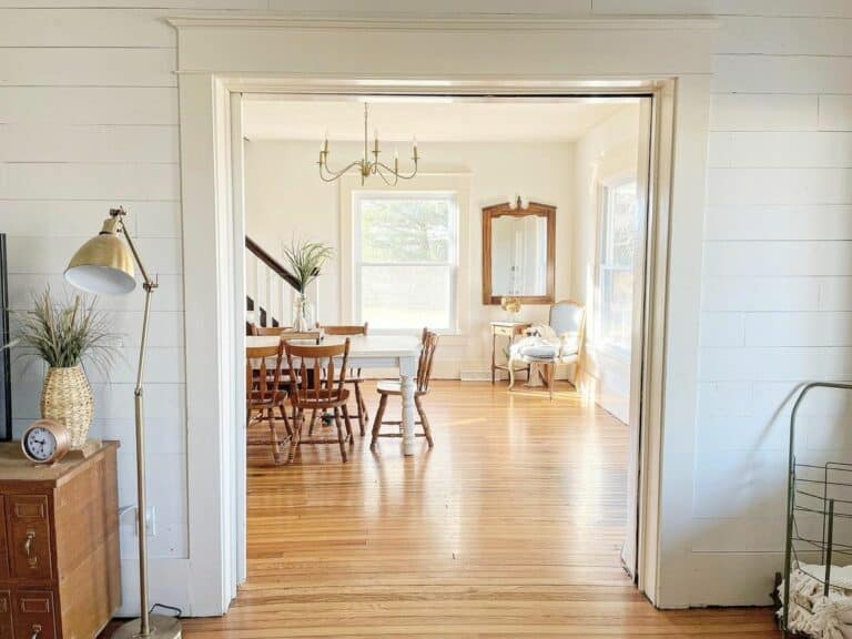 Farmhouse Floor Ideas With Original Hardwood