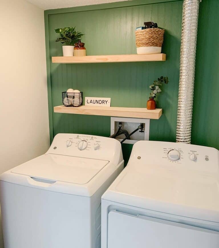 Verdant Laundry Room Wall Color Ideas