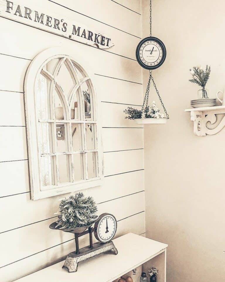 Antique Scales Weigh Decorative Flowers