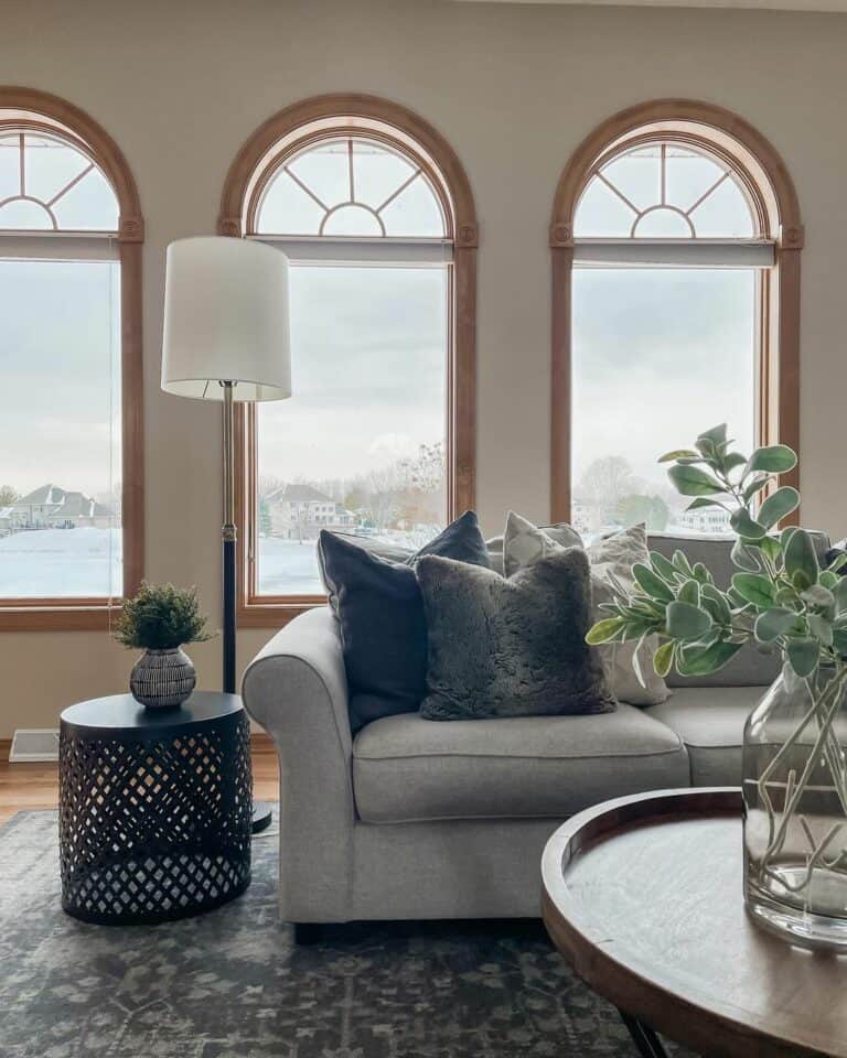 Arched Farmhouse Windows