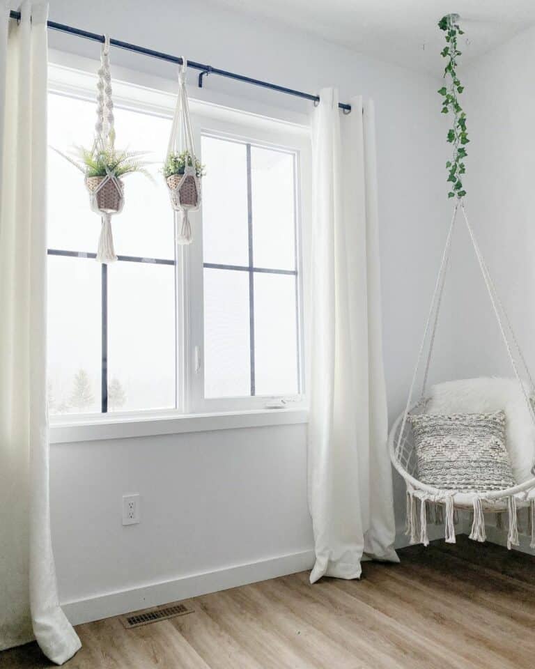 White and Black Two-tone Windows