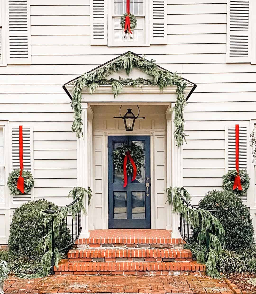 Garland Wrapped Handrails