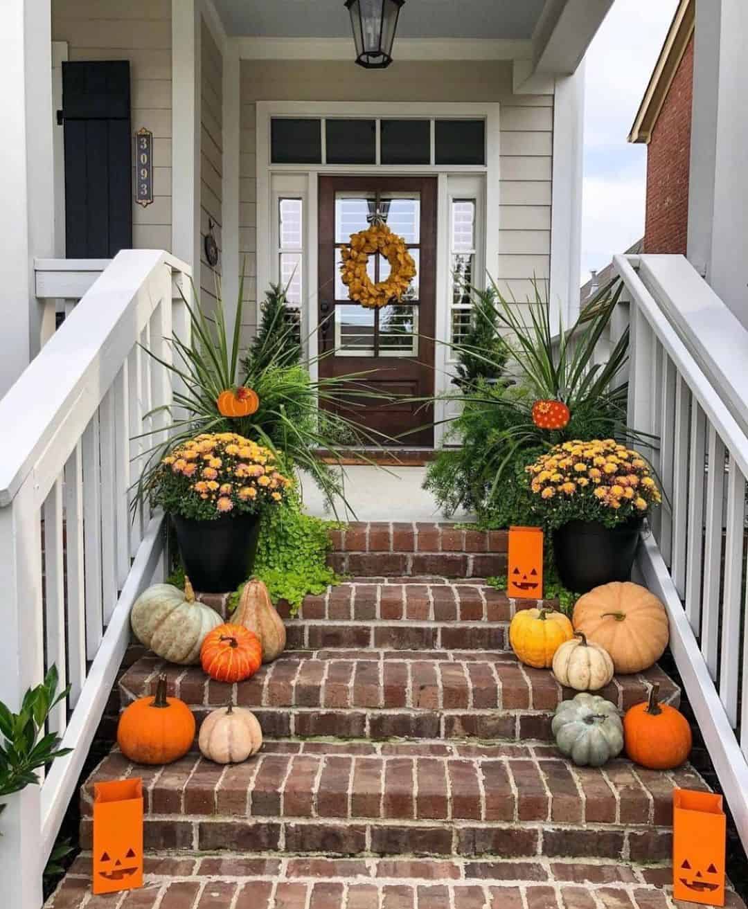 Brick Seasonal Stairs