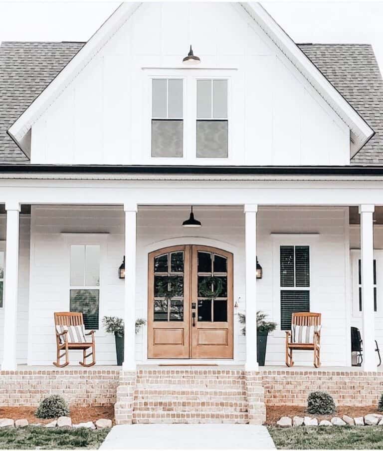 Pendant Porch Light for Double Front Door