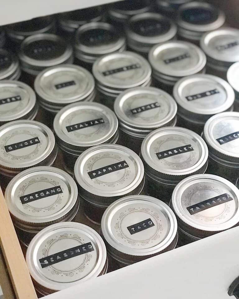 Storage Jars Fill Kitchen Drawer