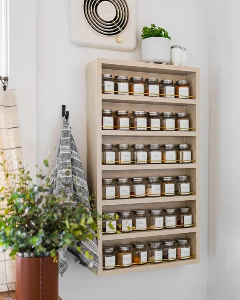 Charming Accessories Around Spice Rack