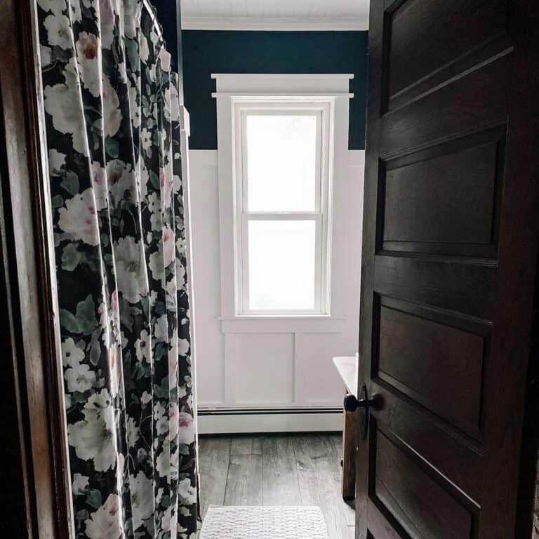 White Window Casing Ideas With Dark Walls