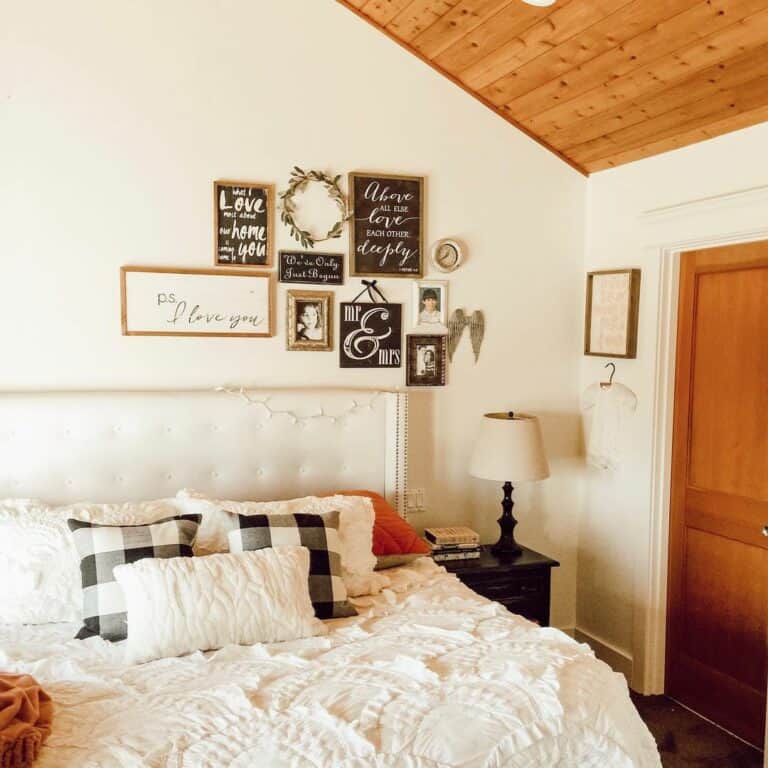 Off-center Gallery Wall With Personality