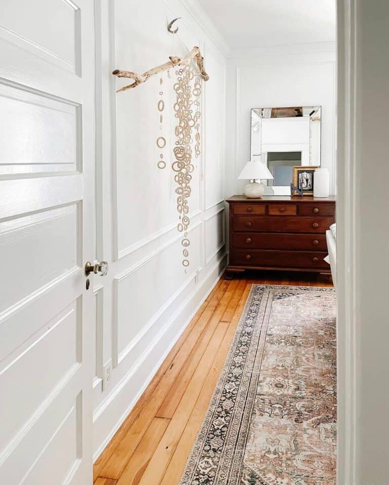 Millwork Panels and Eccentric Wall Décor