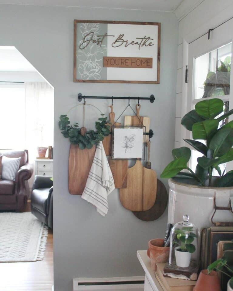 Serving Boards as Wall Décor