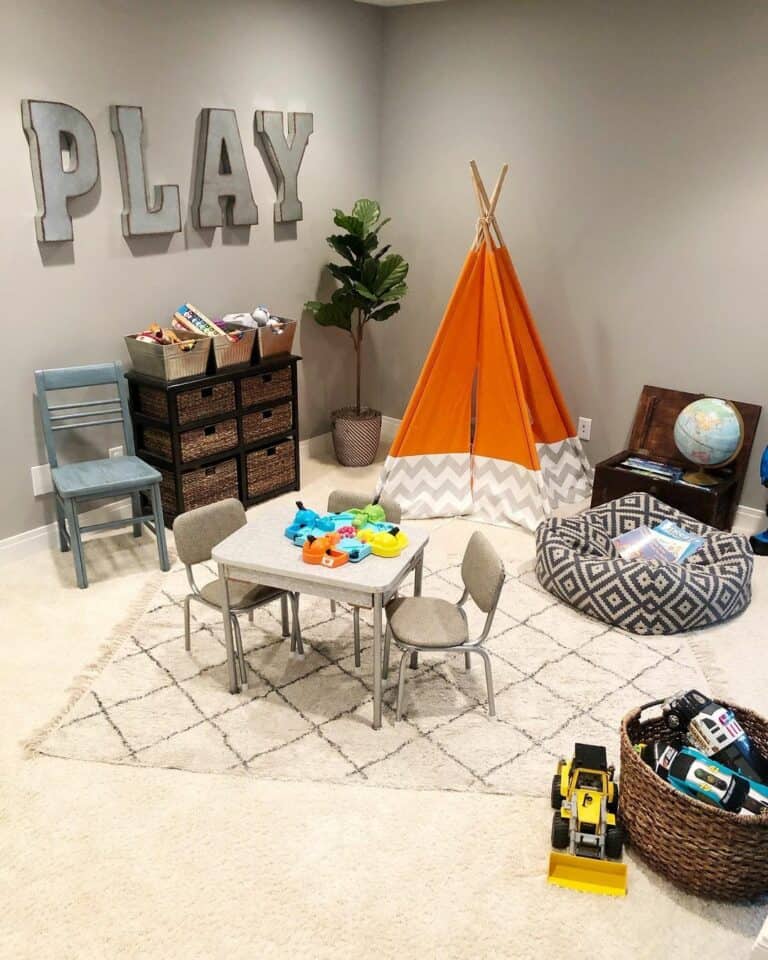 Easy Storage Cube Playroom Organization Ideas