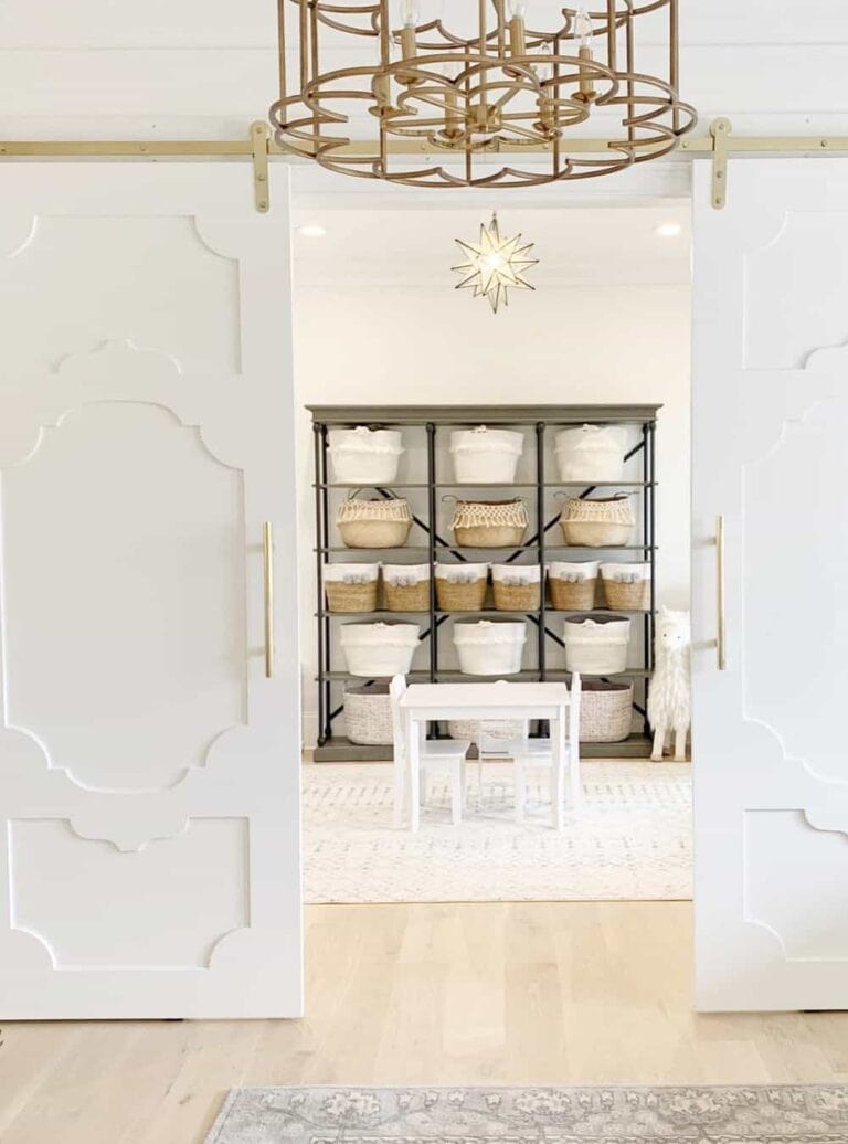Modern Playroom Shelf Organization Ideas