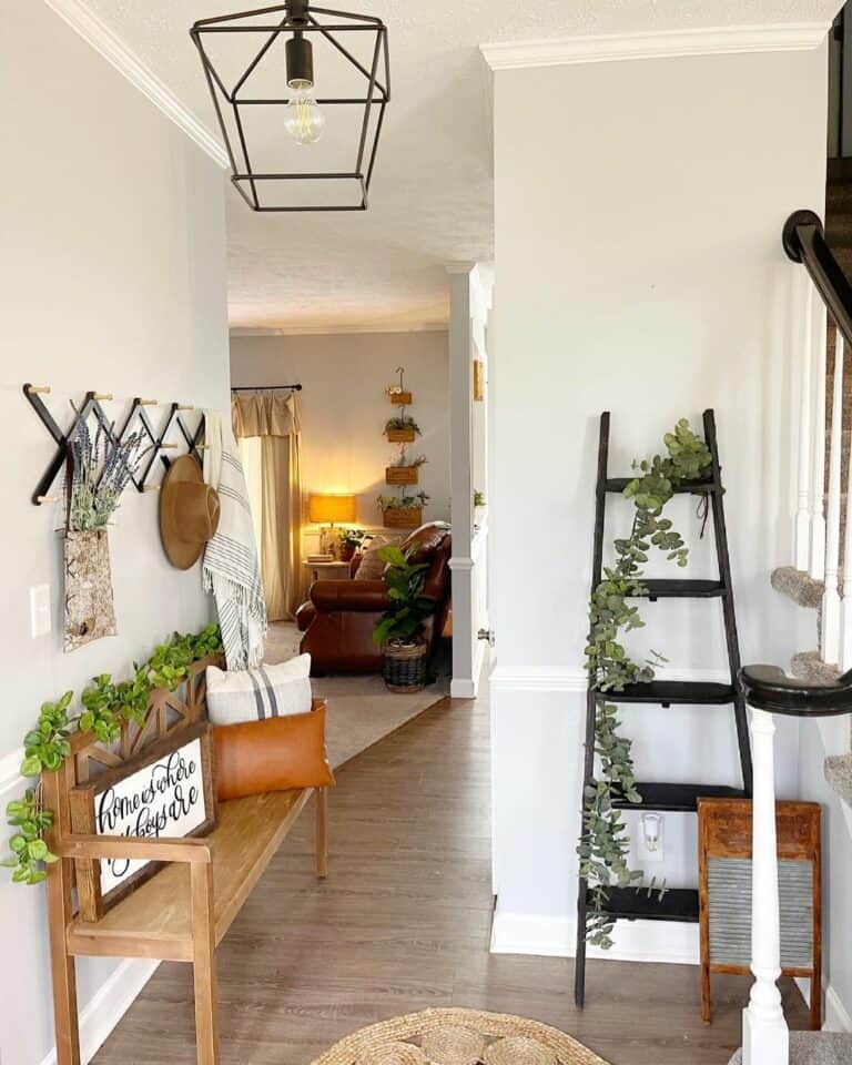 Black Metal Lantern Entrance Light Fixtures
