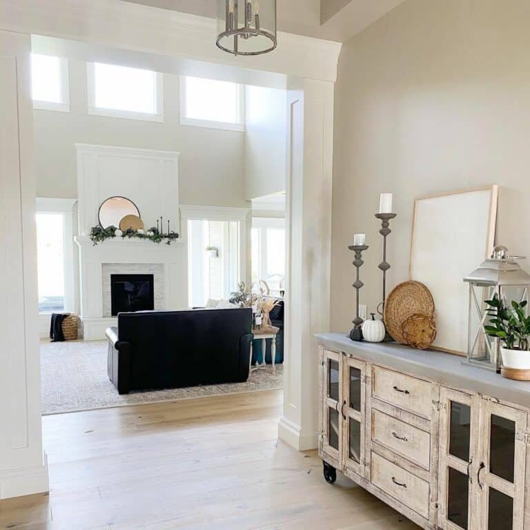 Entryway With Rustic