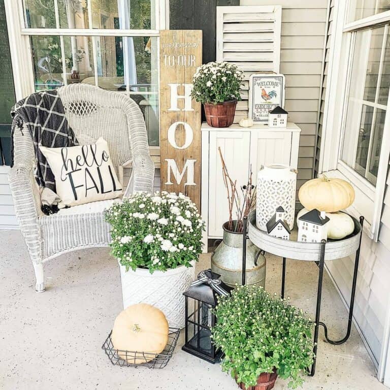 Farmhouse Front Patio Furniture