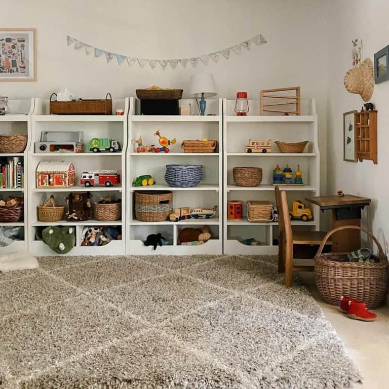 Toys Used as Playroom Décor