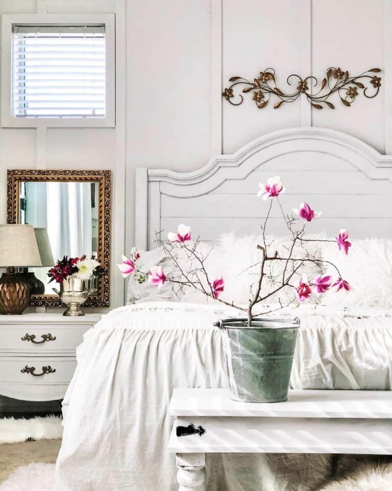 White Board and Batten Wall in Master Bedroom